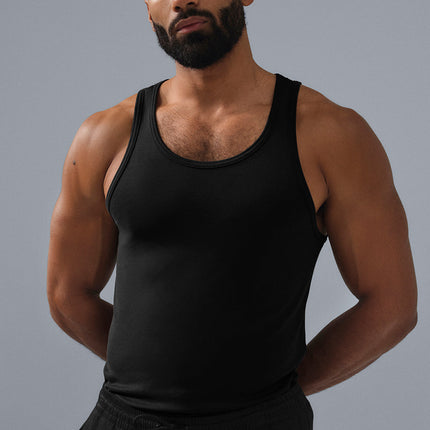 alo Men's Everyday Modal Rib Tank - Black