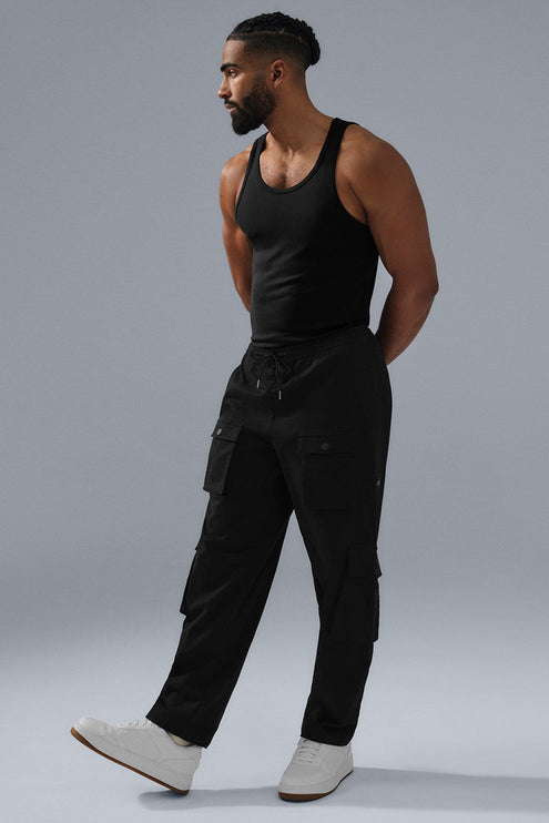 alo Men's Everyday Modal Rib Tank - Black