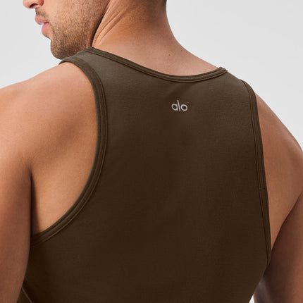 alo Men's Everyday Modal Rib Tank - Espresso