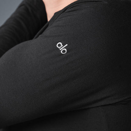 alo Men's Triumph Long Sleeve Tee - Black