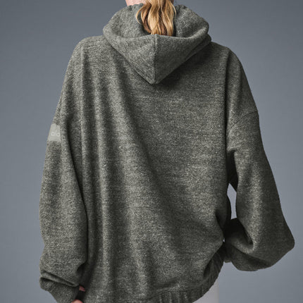 alo Women's Triumph Hoodie - Grey Triblend