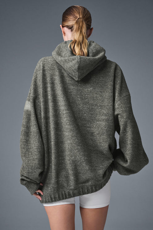 alo Women's Triumph Hoodie - Grey Triblend