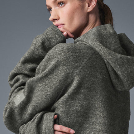 alo Women's Triumph Hoodie - Grey Triblend