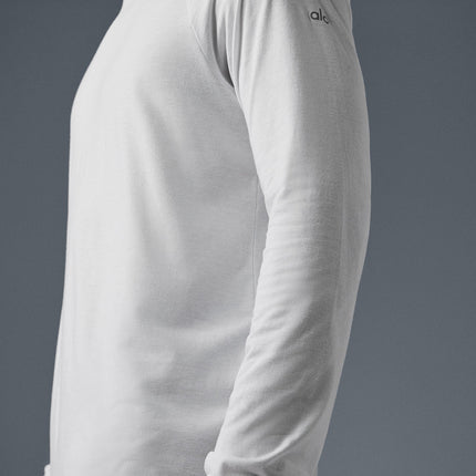 alo Men's Core Hooded Runner - White