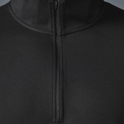 alo Men's Conquer 1/4 Zip Reform Long Sleeve - Black