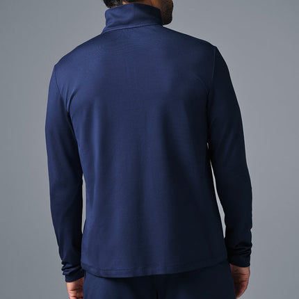 alo Men's Conquer 1/4 Zip Reform Long Sleeve - Navy