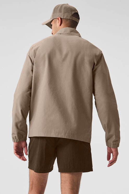 alo Men's Torrent Overshirt - Gravel