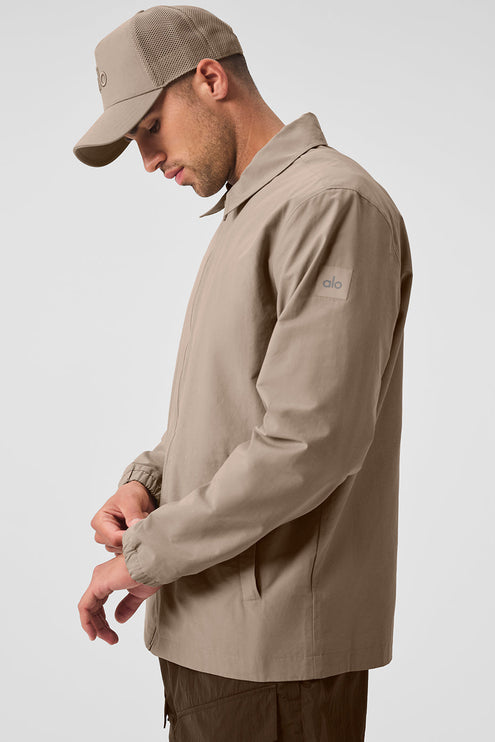 alo Men's Torrent Overshirt - Gravel