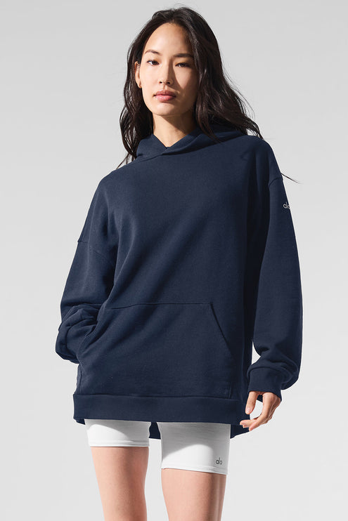 alo Women's Chill Hoodie - Navy