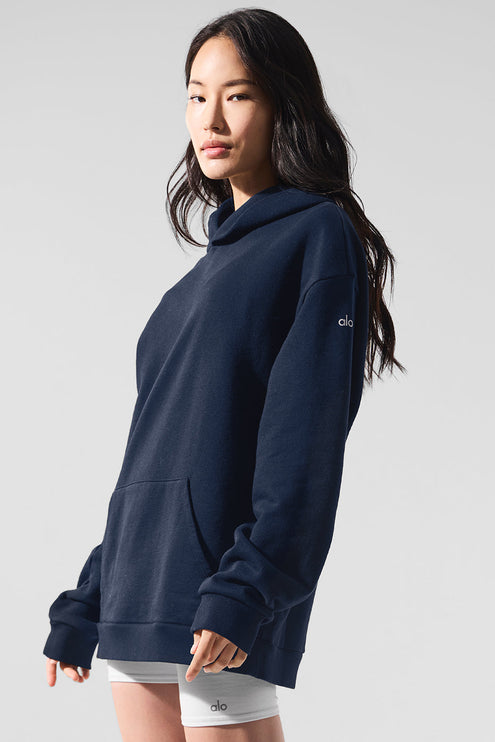 alo Women's Chill Hoodie - Navy