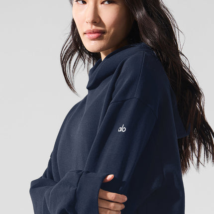 alo Women's Chill Hoodie - Navy