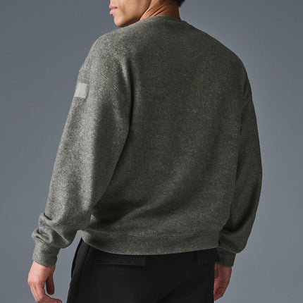 alo Men's Triumph Restore Crew Neck Sweatshirt - Grey Triblend