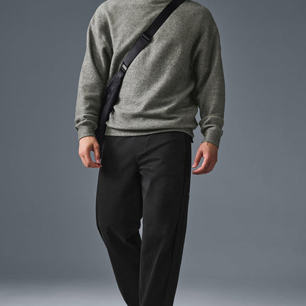 alo Men's Triumph Restore Crew Neck Sweatshirt - Grey Triblend