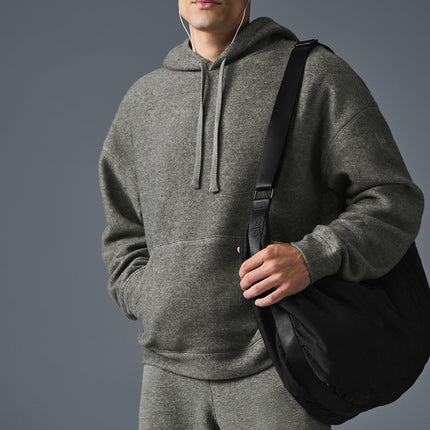 alo Men's Triumph Restore Hoodie - Grey Triblend
