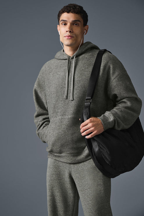 alo Men's Triumph Restore Hoodie - Grey Triblend