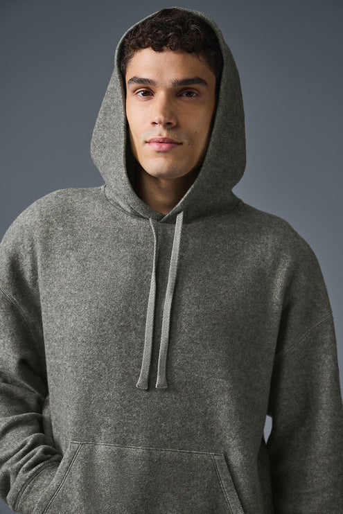 alo Men's Triumph Restore Hoodie - Grey Triblend