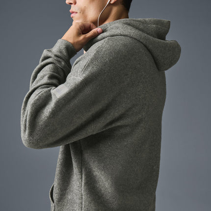 alo Men's Triumph Restore Hoodie - Grey Triblend