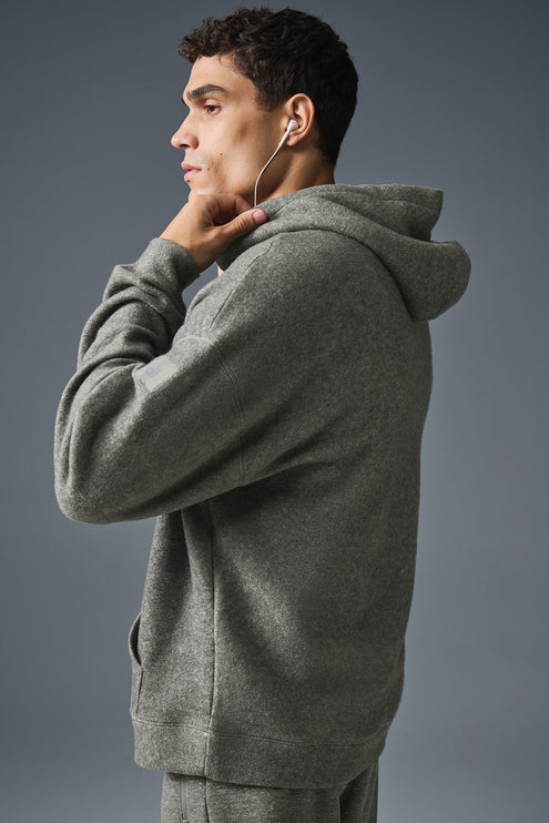 alo Men's Triumph Restore Hoodie - Grey Triblend