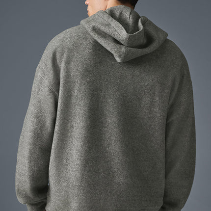 alo Men's Triumph Restore Hoodie - Grey Triblend