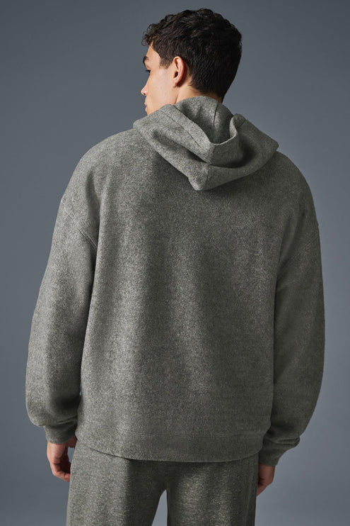 alo Men's Triumph Restore Hoodie - Grey Triblend