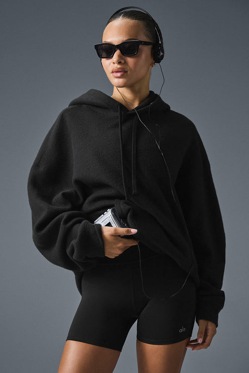 alo Women's Triumph Restore Hoodie - Black