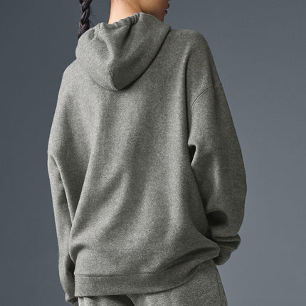alo Women's Triumph Restore Hoodie - Grey Triblend
