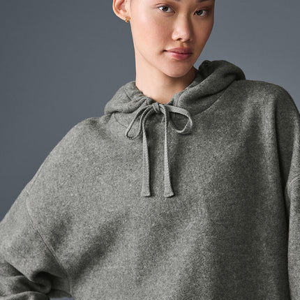 alo Women's Triumph Restore Hoodie - Grey Triblend