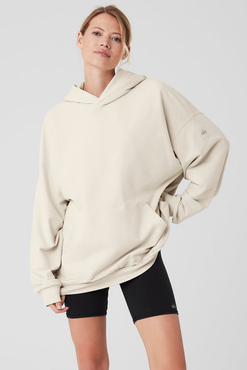 alo Women's Double Take Hoodie - Bone