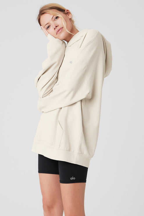alo Women's Double Take Hoodie - Bone