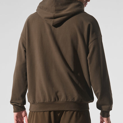 alo Men's Double Take Hoodie - Espresso