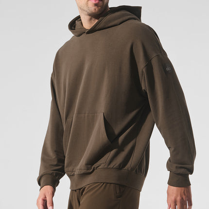 alo Men's Double Take Hoodie - Espresso