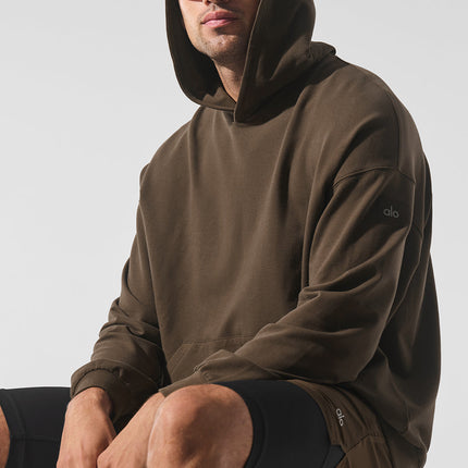 alo Men's Double Take Hoodie - Espresso