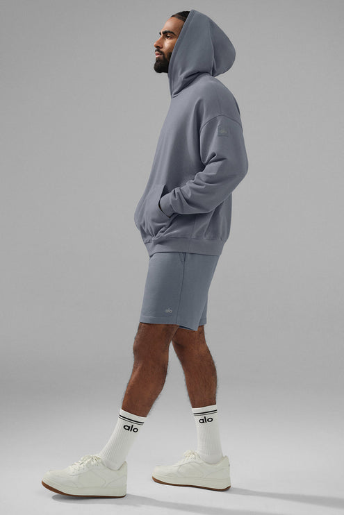 alo Men's Double Take Hoodie - Steel Grey