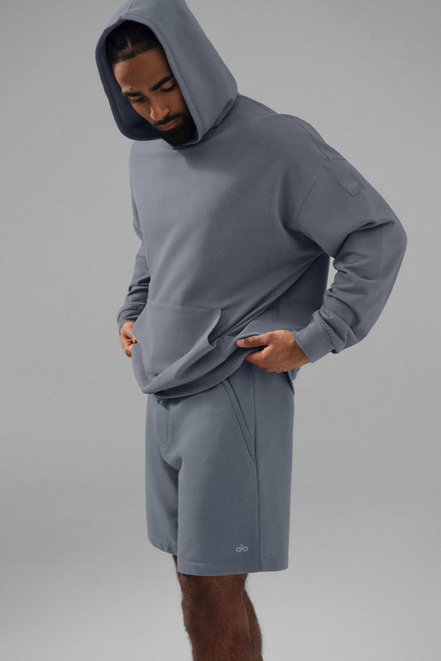 alo Men's Double Take Hoodie - Steel Grey