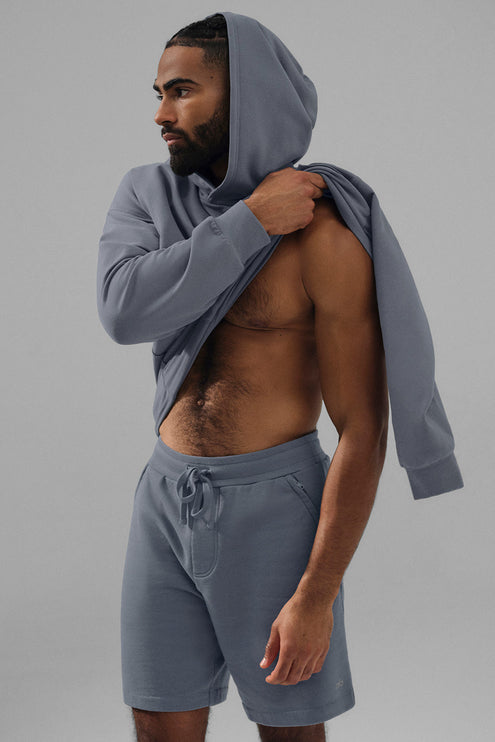 alo Men's Double Take Hoodie - Steel Grey