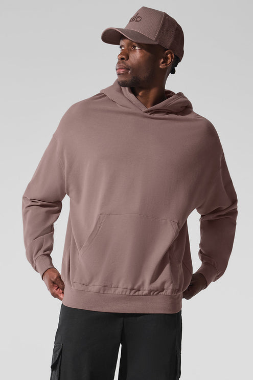 alo Men's Double Take Hoodie - Mushroom