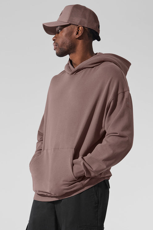 alo Men's Double Take Hoodie - Mushroom