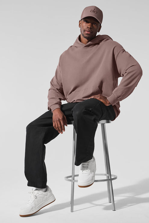 alo Men's Double Take Hoodie - Mushroom