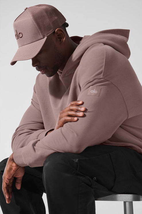 alo Men's Double Take Hoodie - Mushroom