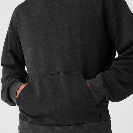 alo Men's Chill Vintage Wash Hoodie - Black Wash
