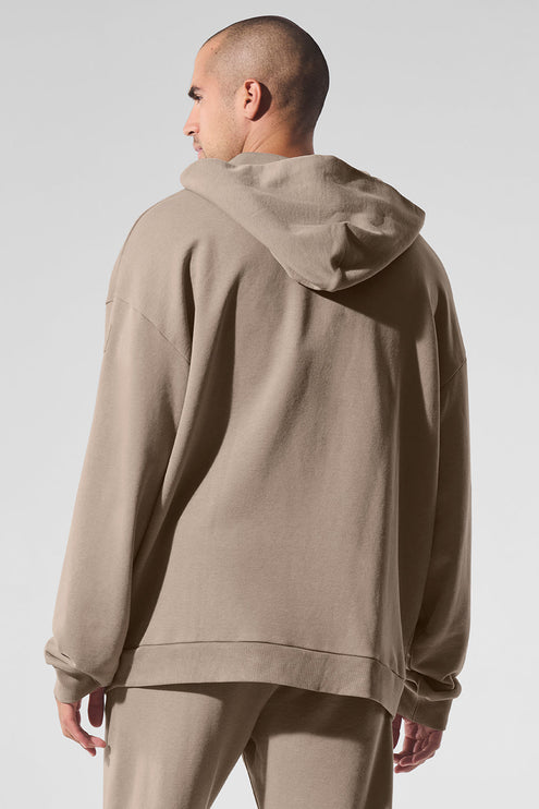 alo Men's Chill Vintage Wash Hoodie - Gravel Wash