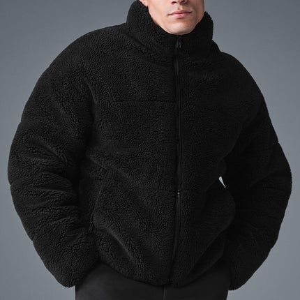 alo Men's Sherpa Stage Puffer - Black