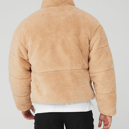 alo Men's Sherpa Stage Puffer - Camel