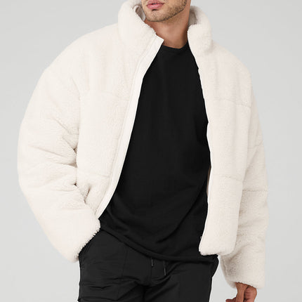 alo Men's Sherpa Stage Puffer - Ivory