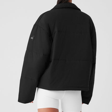 alo Women's Voyage Utility Cargo Jacket - Black