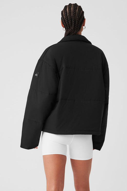 alo Women's Voyage Utility Cargo Jacket - Black