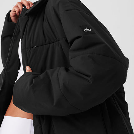 alo Women's Voyage Utility Cargo Jacket - Black
