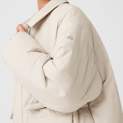 alo Women's Voyage Utility Cargo Jacket - Bone