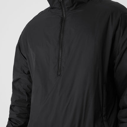 alo Men's Latitude Light Weight 1/2 Zip Pullover Jacket - Black