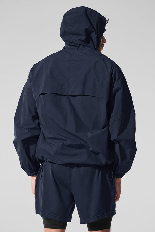 alo Men's Vantage Nylon Ripstop Track Jacket - Navy